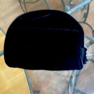 Black Velvet Makeup Bag